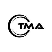 tma brief logo ontwerp, inspiratie voor een uniek identiteit. modern elegantie en creatief ontwerp. watermerk uw succes met de opvallend deze logo. vector