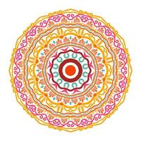 helling decoratief kleur sier- etnisch elementen mandala patroon achtergrond ontwerp pro vector. vector