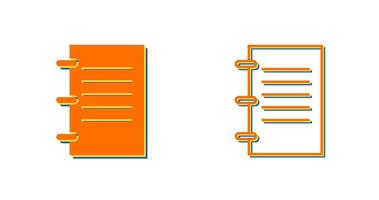 notebook vector pictogram