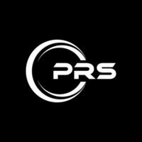 prs brief logo ontwerp, inspiratie voor een uniek identiteit. modern elegantie en creatief ontwerp. watermerk uw succes met de opvallend deze logo. vector