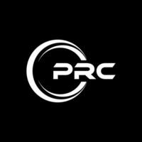 prc brief logo ontwerp, inspiratie voor een uniek identiteit. modern elegantie en creatief ontwerp. watermerk uw succes met de opvallend deze logo. vector