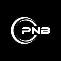 pnb brief logo ontwerp, inspiratie voor een uniek identiteit. modern elegantie en creatief ontwerp. watermerk uw succes met de opvallend deze logo. vector