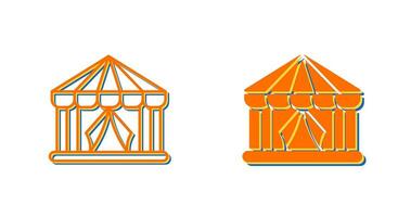 circus tent vector icoon