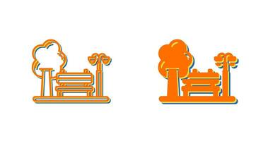 park vector pictogram