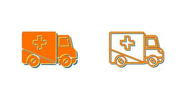 ambulance vector pictogram