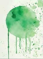 groene aquarel achtergrond vector