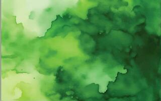 groene aquarel achtergrond vector