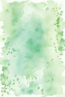 groene aquarel achtergrond vector