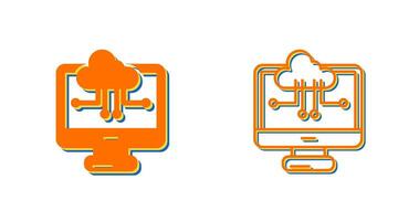 cloud computing vector icon