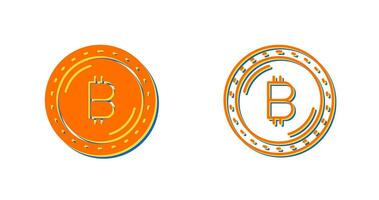 bitcoin valuta vector icoon