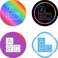 abc vector icoon