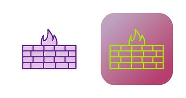 firewall vector pictogram