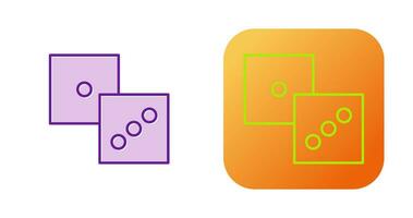 dobbelstenen vector icon