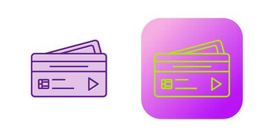 ATM-kaart vector pictogram