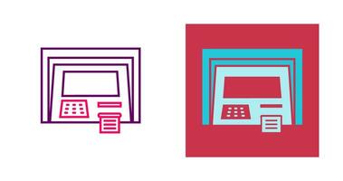 geldautomaat vector pictogram