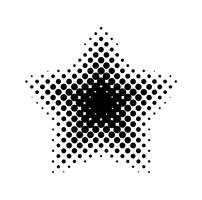 Gedetailleerde vectorhalftone voor achtergronden en ontwerpen vector