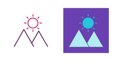 zonnig weer vector pictogram