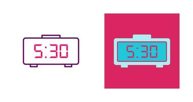 digitale klok vector pictogram