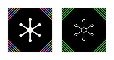 moleculair structuur vector icoon