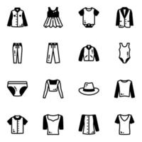 kleding en kleding vector