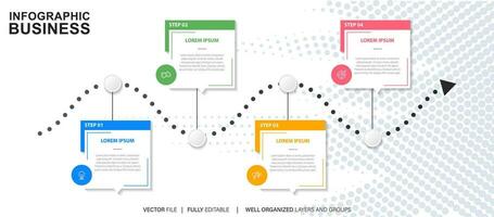 zakelijke routekaart tijdlijn infographic stad ontworpen voor abstracte achtergrond sjabloon mijlpaal element modern diagram proces technologie digitale marketing gegevens presentatie grafiek vectorillustratie vector