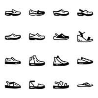 schoenen en joggingbroeken vector