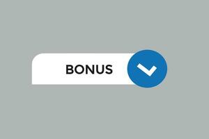 nieuw bonus modern, website, Klik knop, niveau, teken, toespraak, bubbel banier, vector