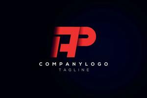ap alfabet brief logo icoon combinatie ontwerp. creatief sjabloon voor bedrijf en bedrijf pro vector