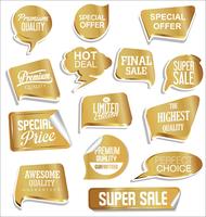 Moderne badges stickers en labels-collectie vector