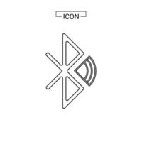 Bluetooth icoon reeks vector grafisch element