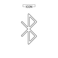 Bluetooth icoon reeks vector grafisch element