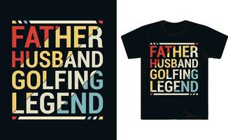 golf speler golfen t-shirt ontwerp vector