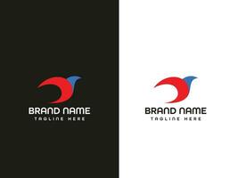 brief logo ontwerp vector