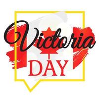 gelukkige victoria day sticker vector