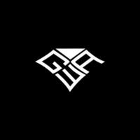 gwa brief logo vector ontwerp, gwa gemakkelijk en modern logo. gwa luxueus alfabet ontwerp