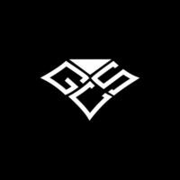 gcs brief logo vector ontwerp, gcs gemakkelijk en modern logo. gcs luxueus alfabet ontwerp