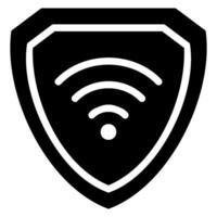 wifi-verbinding glyph-pictogram vector