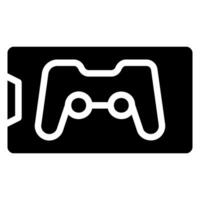 mobiel spel glyph icoon vector