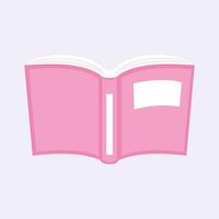 vector roze boek Hoes geopend vector