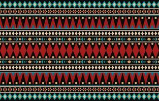 etnisch abstract ikat kunst. aztec ornament afdrukken. meetkundig etnisch patroon naadloos kleur oosters. ontwerp voor achtergrond ,gordijn, tapijt, behang, kleding, inpakken, batik, vector illustratie.