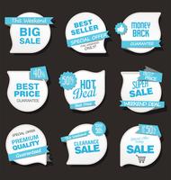 Moderne badges stickers en labels-collectie vector