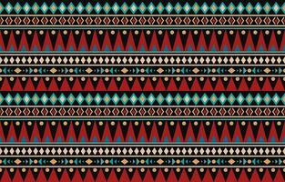 etnisch abstract ikat kunst. aztec ornament afdrukken. meetkundig etnisch patroon naadloos kleur oosters. ontwerp voor achtergrond ,gordijn, tapijt, behang, kleding, inpakken, batik, vector illustratie.