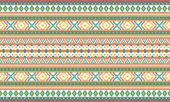 etnisch abstract ikat kunst. aztec ornament afdrukken. meetkundig etnisch patroon naadloos kleur oosters. ontwerp voor achtergrond ,gordijn, tapijt, behang, kleding, inpakken, batik, vector illustratie.