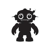 robot logo vector