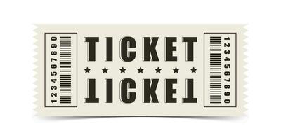 ticket ontwerp. modern ticket kaart illustratie sjabloon. vector illustratie.