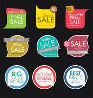 Moderne badges stickers en labels-collectie vector