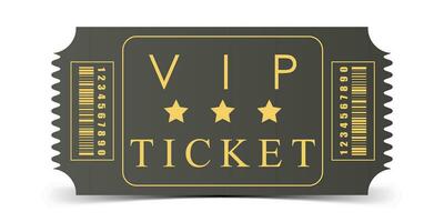 vip modern elegant ticket kaart illustratie sjabloon. vector illustratie.