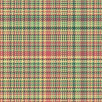 Schotse ruit patroon textiel van kleding stof structuur plaid met een vector controleren naadloos achtergrond.