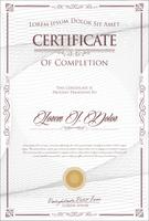 Elegante certificaatsjabloon vector