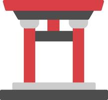 torii poort vector icoon ontwerp